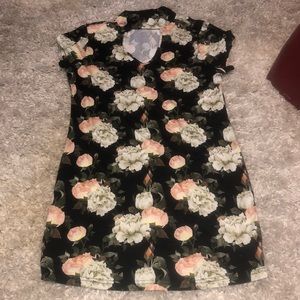 Floral mini dress